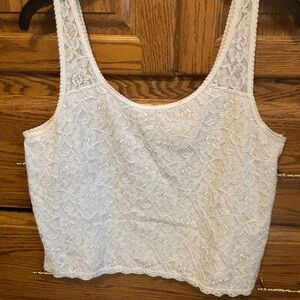 Abercrombie and Fitch Lace Floral Tank